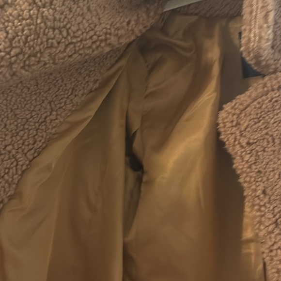 Talbots Sherpa Teddy Coat in Camel Color L - Picture 2 of 8